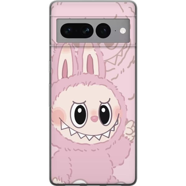 Google Pixel 7 Pro Gennemsigtig cover Labubu Floral Freak