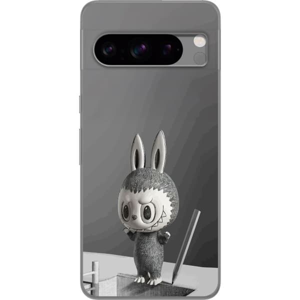 Google Pixel 8 Pro Gennemsigtig cover Pop Mart MEGA LABUBU LABUBU Sketch 1000%