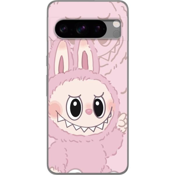 Google Pixel 8 Pro Gennemsigtig cover Labubu Floral Freak