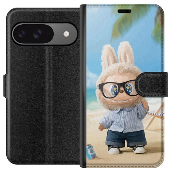 Google Pixel 9 Pro Plånboksfodral Labubu Dark Dreams – Mörk mystisk design