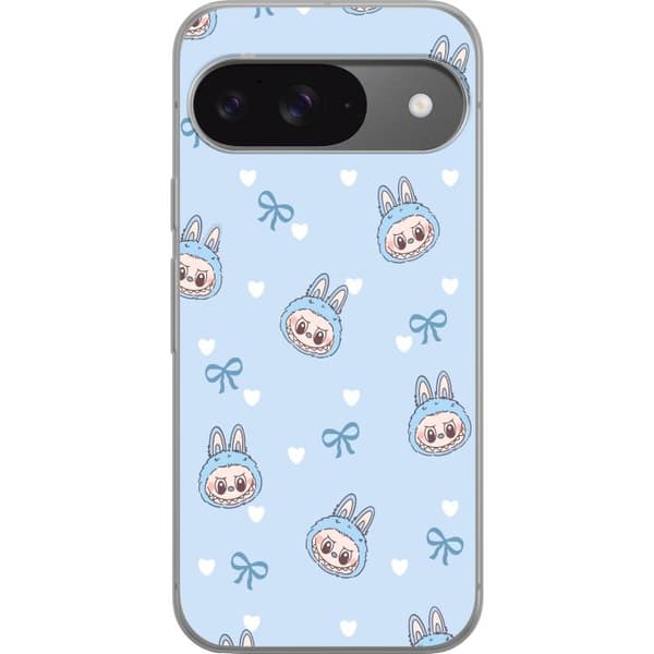 Google Pixel 9 Pro Gennemsigtig cover Labubu Ildånd