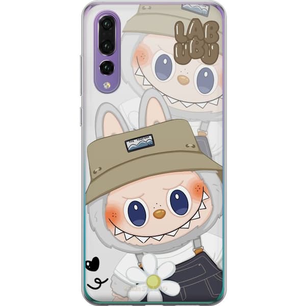 Huawei P20 Pro Gennemsigtig cover Labubu Minimal Mood - Enkel og stilren monsterdesign