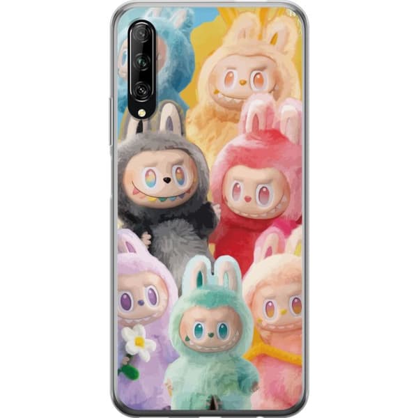 Huawei P smart Pro 2019 Gjennomsiktig deksel Labubu Skissestil
