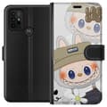 Pikkukuva 1 / 3: Motorola Moto G30 Lompakkokotelo Labubu Minimal Mood - Yksinkertainen ja tyylikäs hirviösuunnittelu