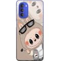 Miniatyrbilde 1 av 3: Motorola Moto G51 5G Gjennomsiktig deksel Labubu Rainbow Chaos