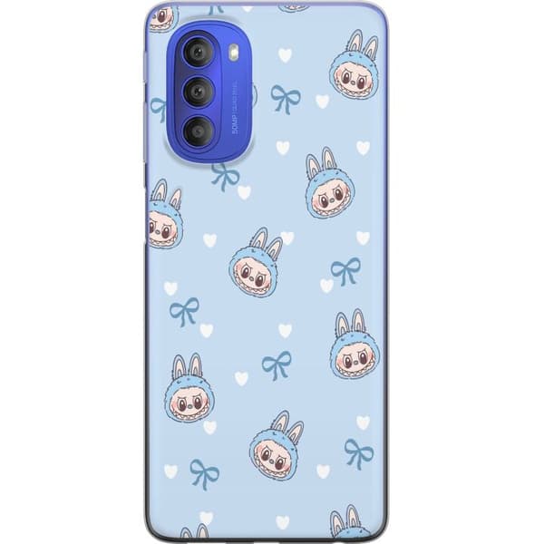 Motorola Moto G51 5G Gennemsigtig cover Labubu Ildånd