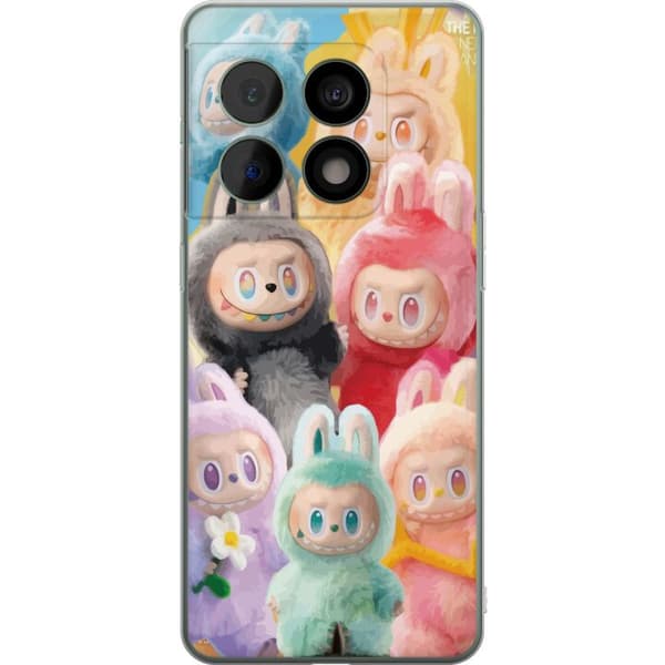 OnePlus 10 Pro Gennemsigtig cover Labubu Skitse Stil