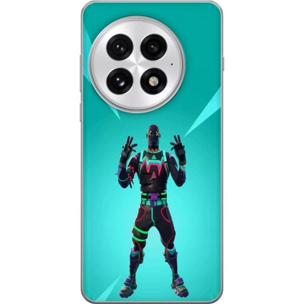 OnePlus 13 Läpinäkyvä kuori musta ritari fortnite