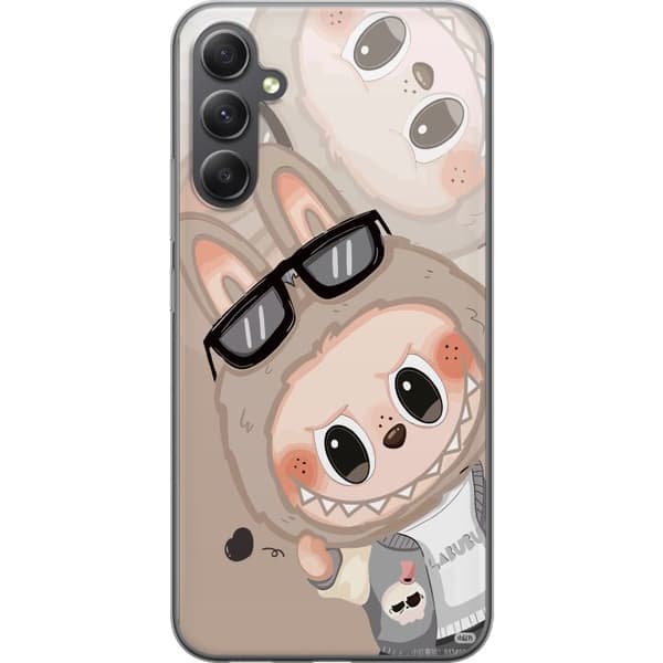Samsung Galaxy A05s Läpinäkyvä kuori Labubu Rainbow Chaos