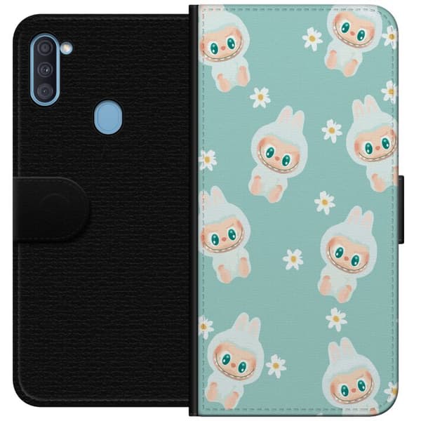 Samsung Galaxy A11 Plånboksfodral Labubu Candy Vibes – Söt och färgglad monsterstil