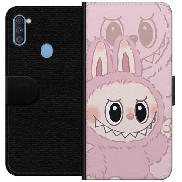 Samsung Galaxy A11 Lompakkokotelo Labubu Floral Freak