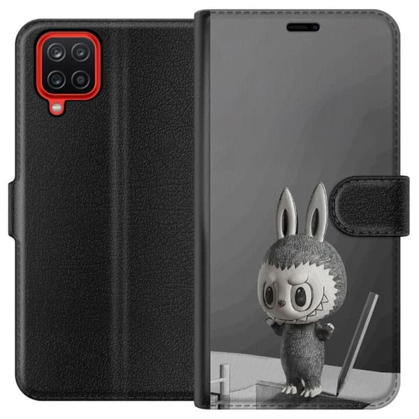 Samsung Galaxy A12 Lommeboketui Pop Mart MEGA LABUBU LABUBU Sketch 1000%