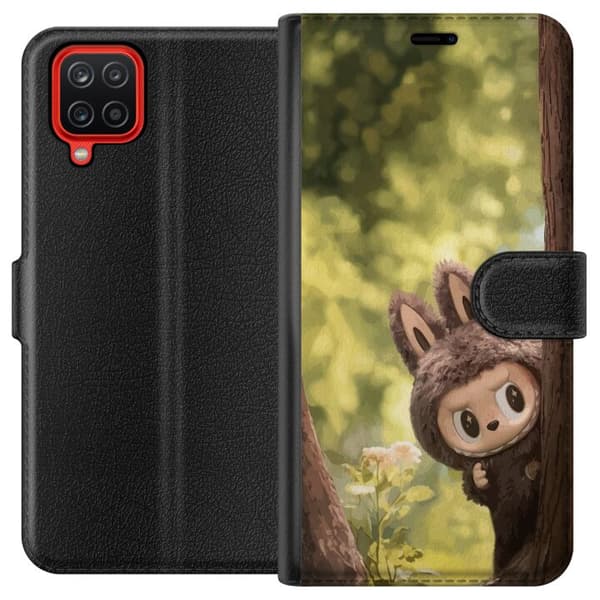 Samsung Galaxy A12 Lommeboketui Labubu Graffiti Vibes – Gatukunst i Monsterform