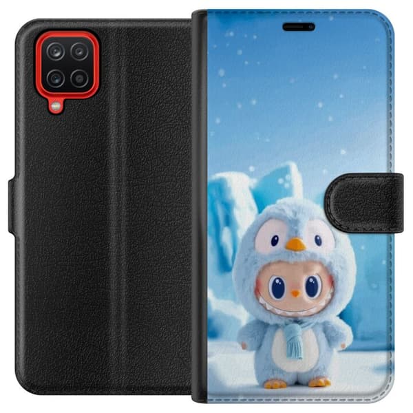 Samsung Galaxy A12 Lommeboketui svart ridder fortnite