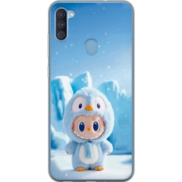 Samsung Galaxy A11 Gennemsigtig cover sort ridder fortnite