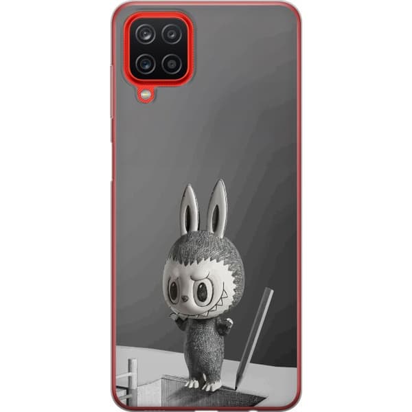 Samsung Galaxy A12 Gjennomsiktig deksel Pop Mart MEGA LABUBU LABUBU Sketch 1000%
