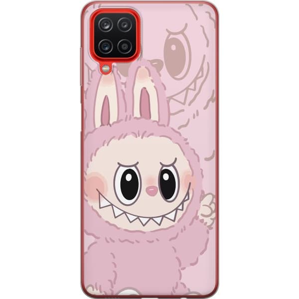 Samsung Galaxy A12 Gjennomsiktig deksel Labubu Floral Freak