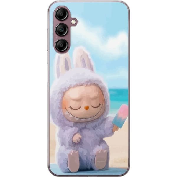 Samsung Galaxy A14 5G Gjennomsiktig deksel Labubu Pink Stemning