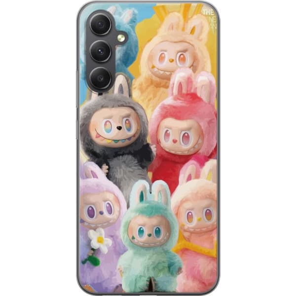 Samsung Galaxy A15 5G Gennemsigtig cover Labubu Skitse Stil