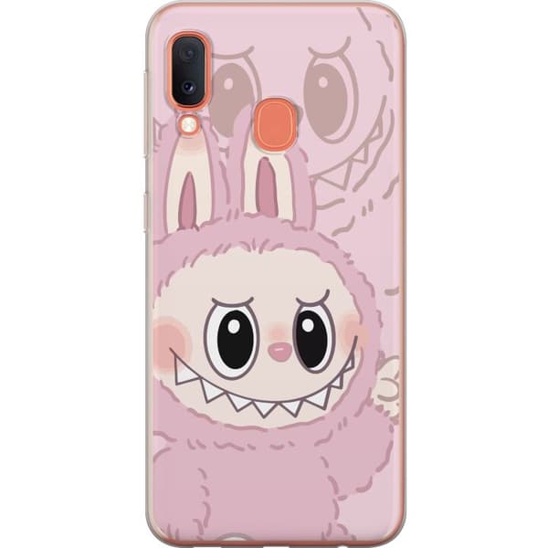 Samsung Galaxy A20e Gennemsigtig cover Labubu Floral Freak
