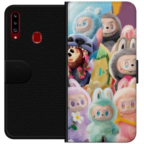 Samsung Galaxy A20s Plånboksfodral big into energy labubu