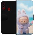 Pikkukuva 1 / 3: Samsung Galaxy A20s Lompakkokotelo Labubu Vaaleanpunainen Tunnelma