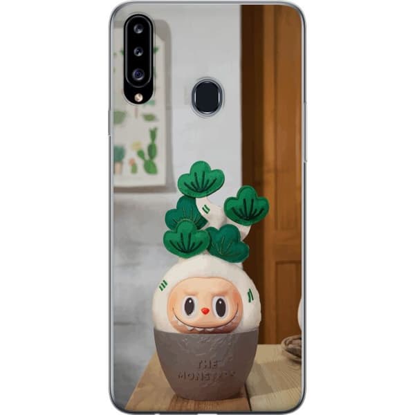 Samsung Galaxy A20s Genomskinligt Skal THE MONSTERS Naughty Plants