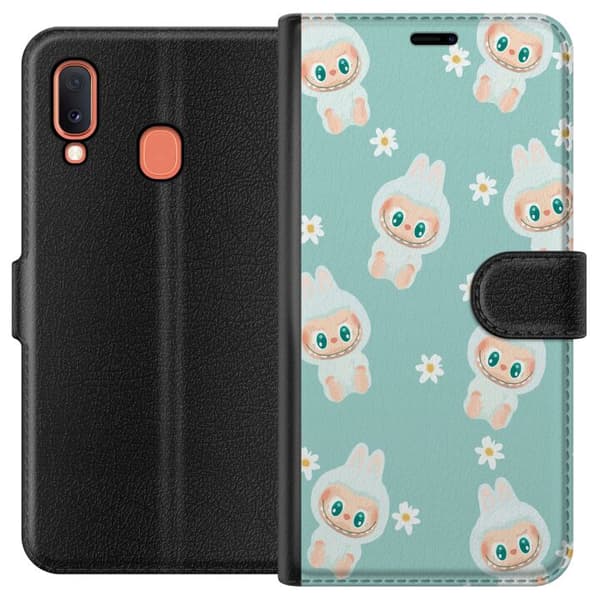 Samsung Galaxy A20e Lommeboketui Labubu Candy Vibes