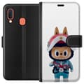 Miniatyrbillede 1 af 3: Samsung Galaxy A20e Tegnebogsetui How2work Labubu Monstre x Ultraman Blue Figur
