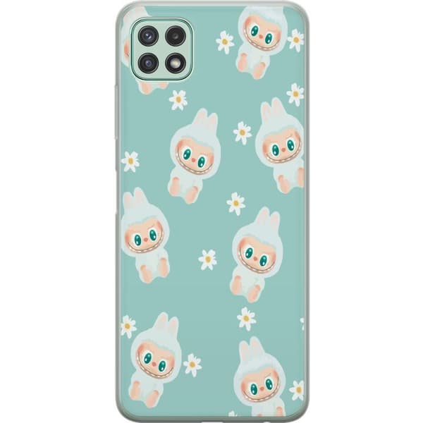 Samsung Galaxy A22 5G Läpinäkyvä kuori Labubu Candy Vibes