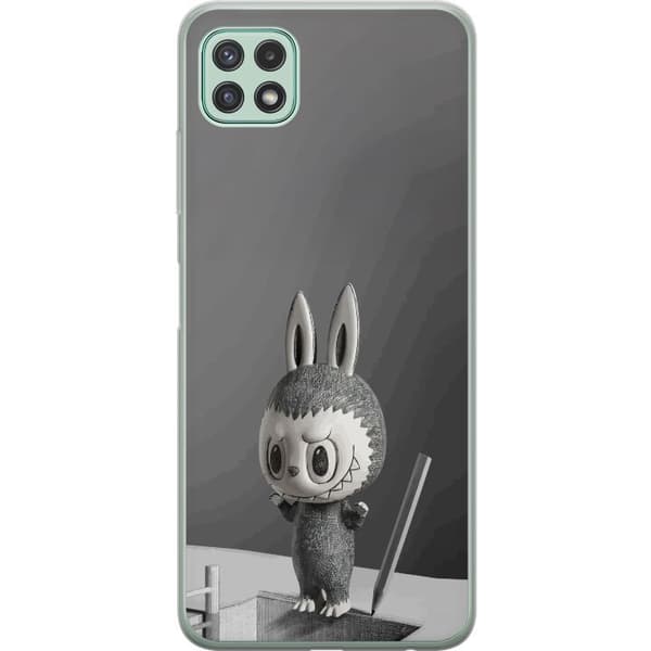 Samsung Galaxy A22 5G Gennemsigtig cover Pop Mart MEGA LABUBU LABUBU Sketch 1000%