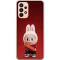 Miniatyrbillede 1 af 3: Samsung Galaxy A23 Gennemsigtig cover Pop Mart The Monsters Labubu Held og Lykke Vinyl Plysdukke