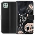 Pikkukuva 1 / 3: Samsung Galaxy A22 5G Lompakkokotelo <nl>Labubu Black Energy - Musta kuviointi katutyyliin