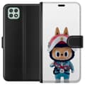 Pikkukuva 1 / 3: Samsung Galaxy A22 5G Lompakkokotelo How2work Labubu hirviöt x Ultraman Blue -hahmo