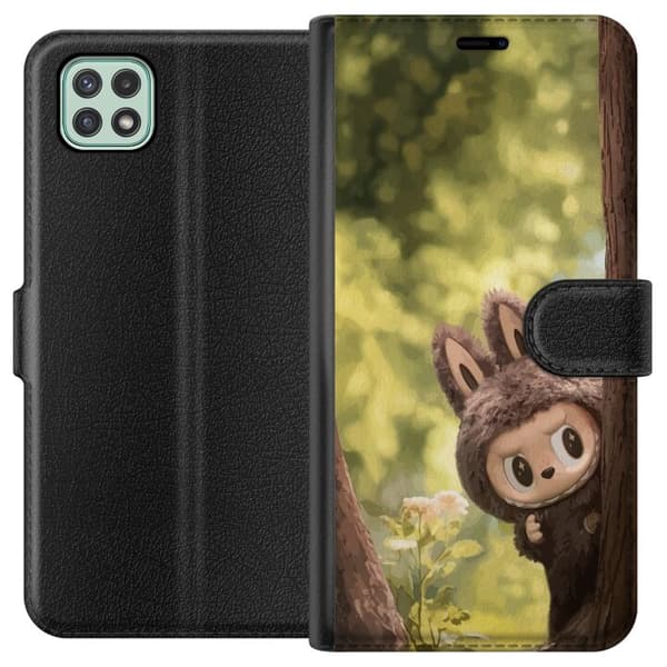 Samsung Galaxy A22 5G Tegnebogsetui Labubu Graffiti Vibes – Gadekunst i monsterform