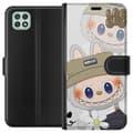 Pikkukuva 1 / 3: Samsung Galaxy A22 5G Lompakkokotelo Labubu Minimal Mood - Yksinkertainen ja tyylikäs hirviösuunnittelu