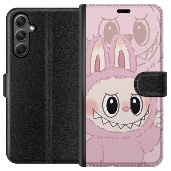 Samsung Galaxy A24 4G Tegnebogsetui Labubu Floral Freak