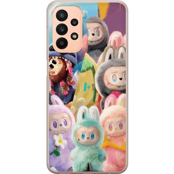 Samsung Galaxy A23 5G Gennemsigtig cover stor