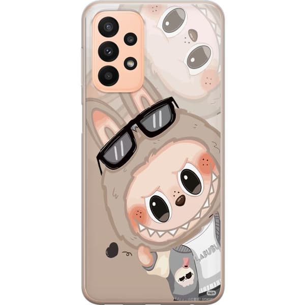 Samsung Galaxy A23 5G Gennemsigtig cover Labubu Rainbow Chaos