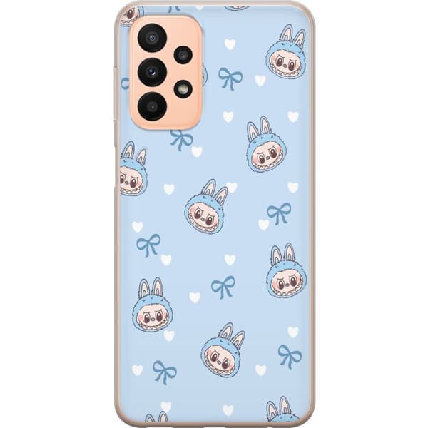 Samsung Galaxy A23 5G Gennemsigtig cover Labubu Ildånd