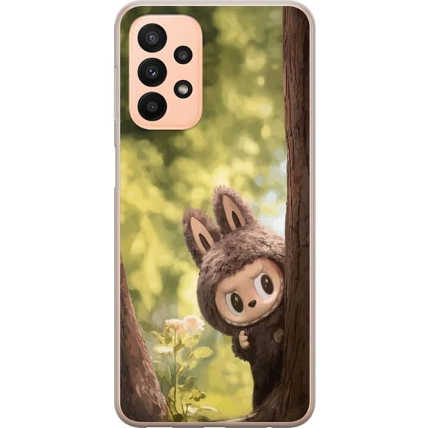Samsung Galaxy A23 5G Gennemsigtig cover Labubu Graffiti Vibes – Gadekunst i monsterform