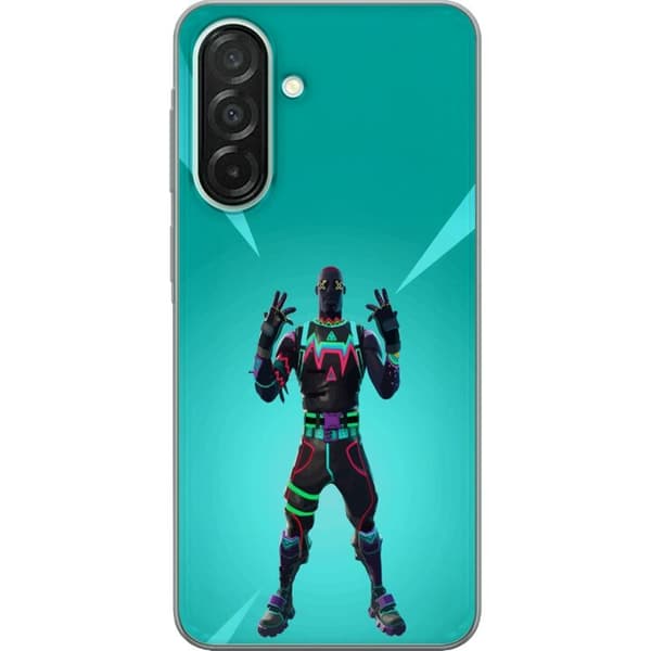 Samsung Galaxy A26 Läpinäkyvä kuori musta ritari fortnite