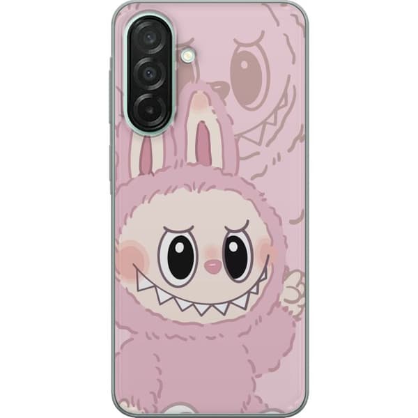 Samsung Galaxy A26 Gennemsigtig cover Labubu Floral Freak