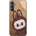 Miniatyrbilde 1 av 3: Samsung Galaxy A24 4G Gjennomsiktig deksel Labubu Sky Kosebamse - Hvit og Blå Design med Søt Stil