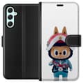 Miniatyrbillede 1 af 3: Samsung Galaxy A34 Tegnebogsetui How2work Labubu Monstre x Ultraman Blue Figur
