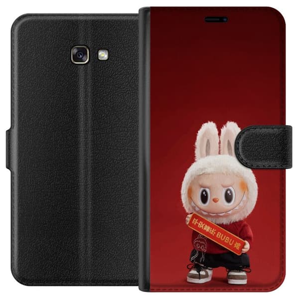 Samsung Galaxy A3 (2017) Tegnebogsetui Pop Mart The Monsters Labubu Held og Lykke Vinyl Plysdukke