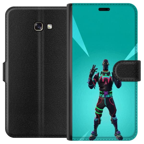 Samsung Galaxy A3 (2017) Tegnebogsetui sort ridder fortnite