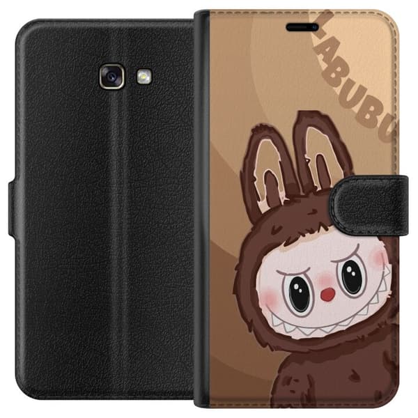 Samsung Galaxy A3 (2017) Plånboksfodral Labubu Cloud Cutie – Vit och blå design med gullig stil