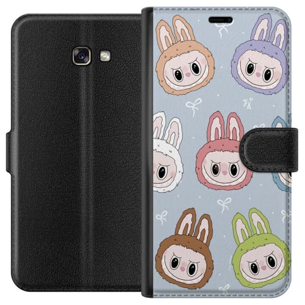 Samsung Galaxy A3 (2017) Plånboksfodral Labubu Star Pattern – Stjärnmönstrat med monsterlook