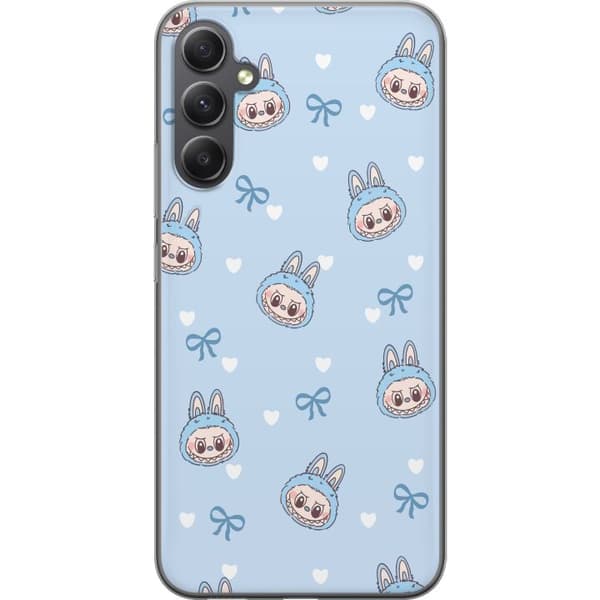 Samsung Galaxy A35 Gennemsigtig cover Labubu Ildånd